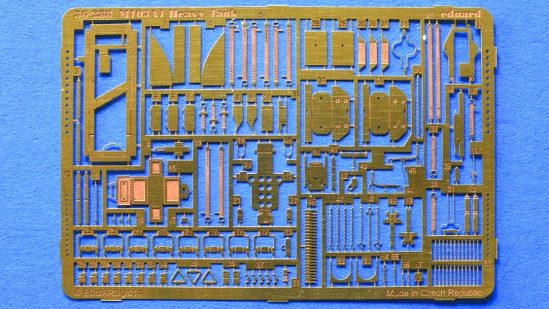 Eduard Ätzteile - M103A1 Heavy Tank