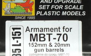 Armament for MBT-70