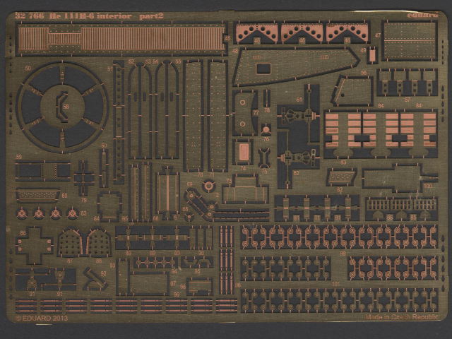 Eduard Ätzteile - He 111H-6 interior S.A.