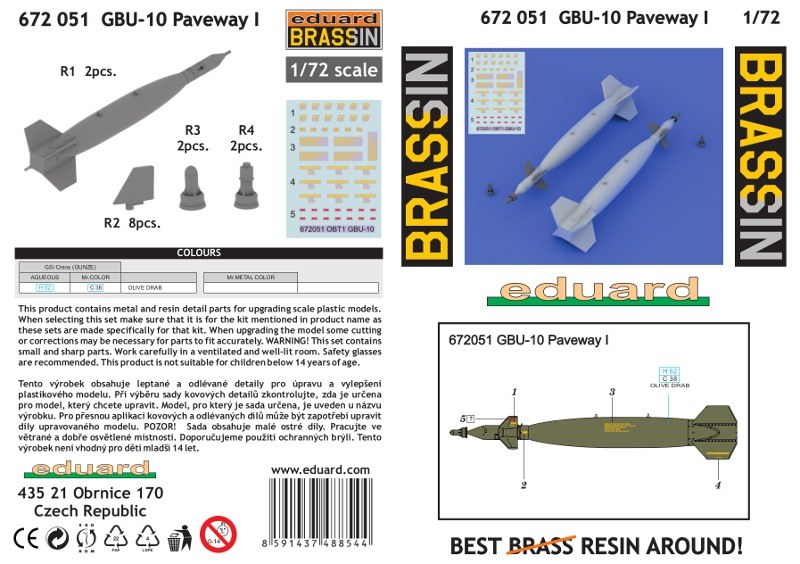 Eduard Brassin - GBU-10 Paveway I