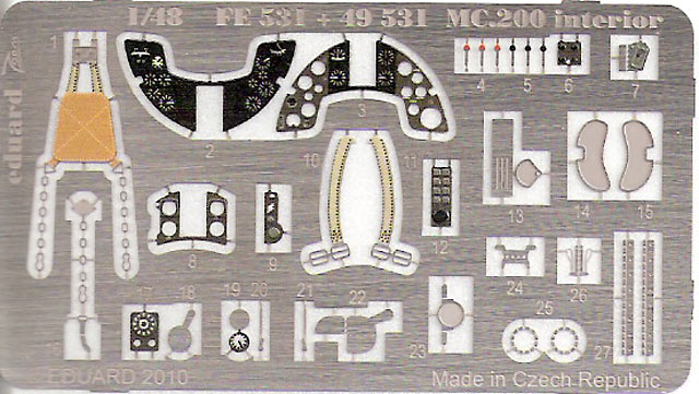 Eduard Ätzteile - MC.200 interior S.A