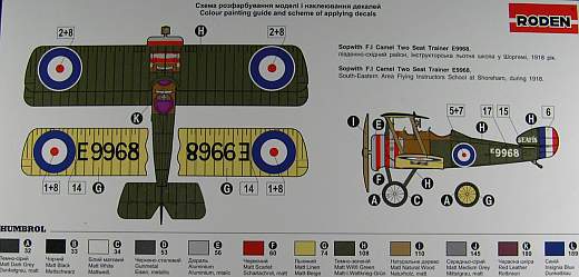 Roden - Sopwith F.1 Camel Trainer