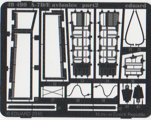 Eduard Ätzteile - A-7D/E avionics