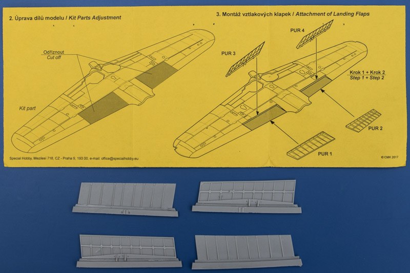 CMK - A6M5c Zero Wing Flaps Set