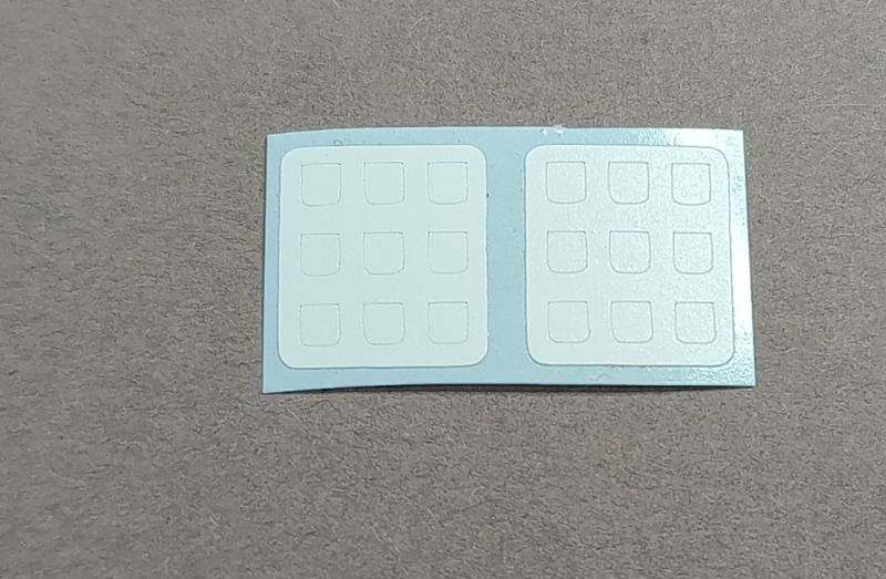 Masken bzw Schablonen für die Zusatzluftklappen