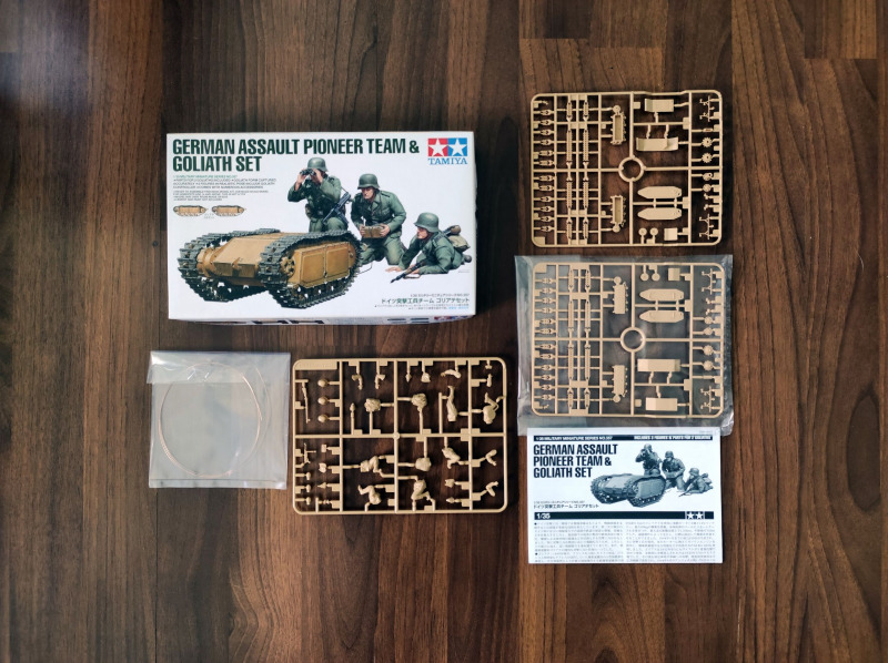 Tamiya - German Aussault Pioneer Team & Goliath set