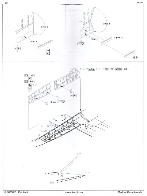 Eduard Ätzteile - Re-2002 Landing Flaps