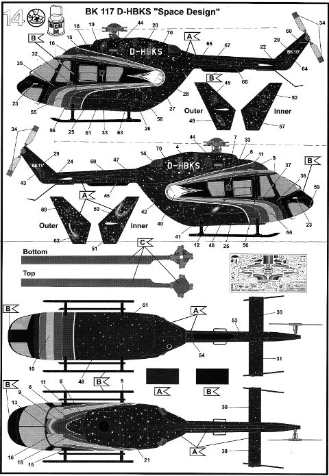 Revell - BK117 Space Design