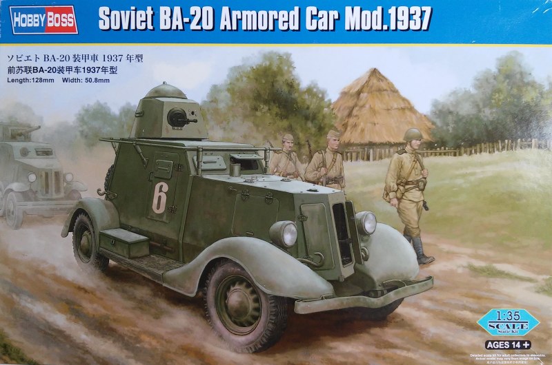 HobbyBoss - Soviet BA-20 Armored Car Mod.1937