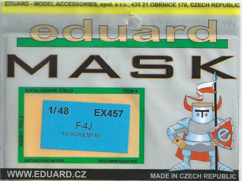 Eduard Mask - F-4J Phantom Masken-Set