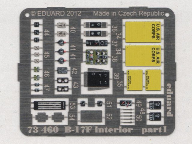 Eduard Ätzteile - B-17F interior S.A.