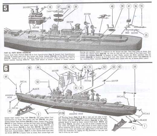 Revell - Guided Missile Fleet and Seaplane Tender Gift Set