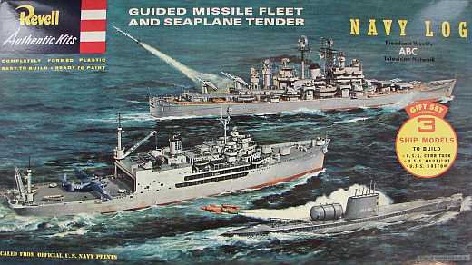 Revell - Guided Missile Fleet and Seaplane Tender Gift Set