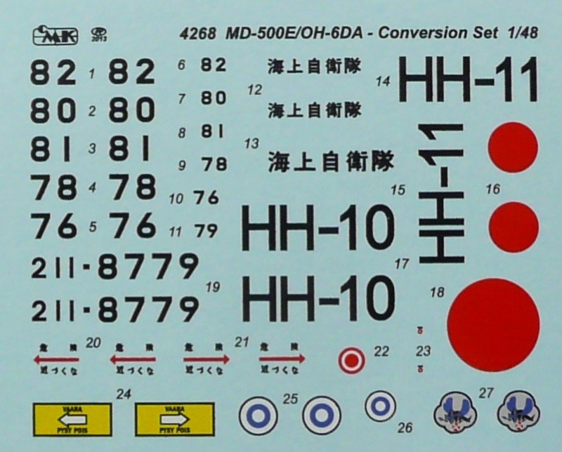 CMK - MD-500E/OH-6DA Conversion Set