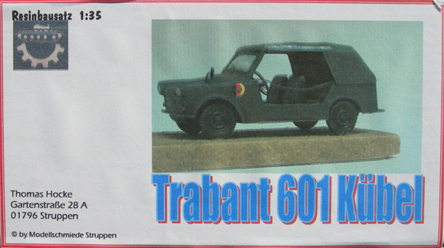Modellschmiede Struppen - Trabant 601 Kübel