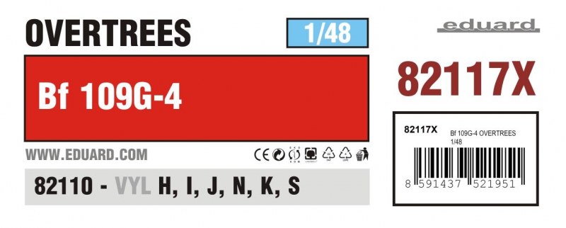 Eduard Bausätze - Bf 109G-4 OVERTREES