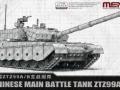 Chinese Main Battle Tank ZTZ99A/B von Meng Model