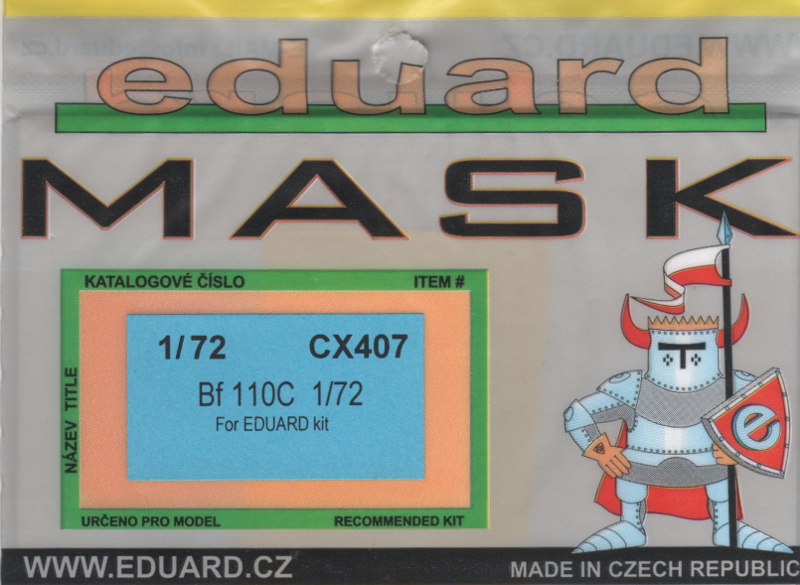 Eduard Mask - Bf 110C mask