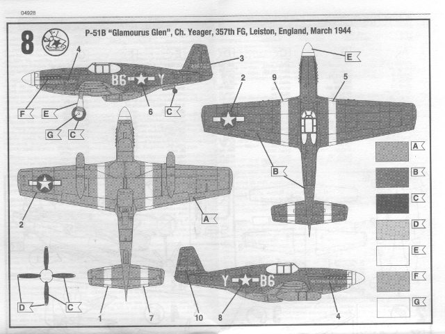 Revell - P-51B Mustang