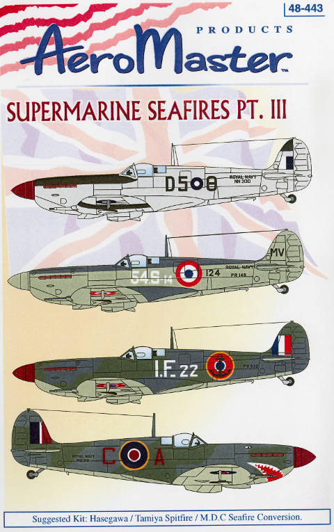 Aeromaster Decals - Supermarine Seafires Pt.III