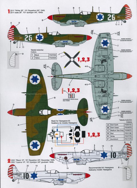 Techmod Decals - Supermarine Spitfire Mk.IX