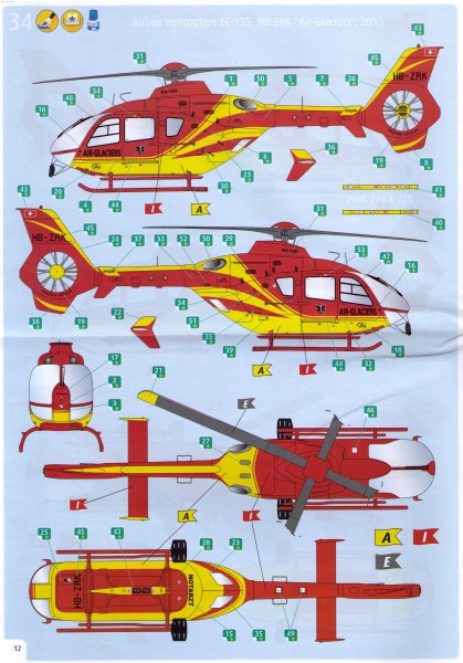 Revell - EC135 Air-Glaciers