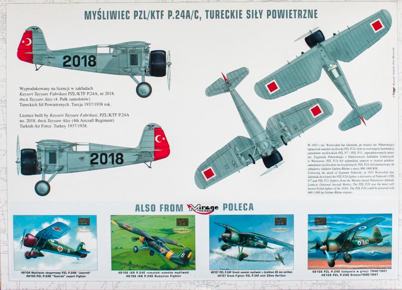 Mirage Hobby - PZL/KTF P.24 A/C