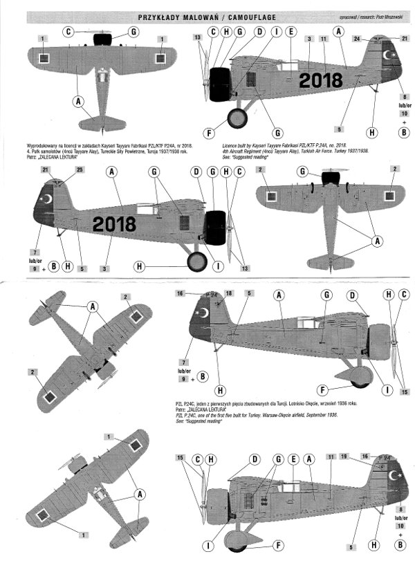 Mirage Hobby - PZL/KTF P.24 A/C