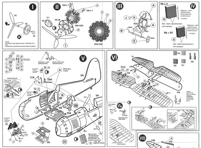 Mirage Hobby - PZL/KTF P.24 A/C