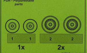 Detailset: Saab 37 Viggen Wheels