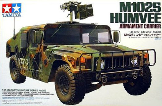 Tamiya - M1025 HUMVEE Armament Carrier