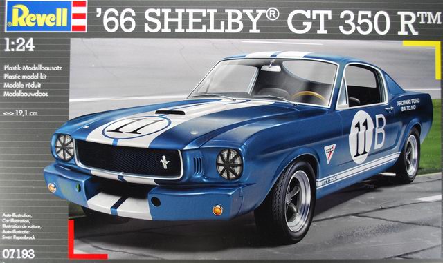 Model Set '66 Shelby GT350RTM kit 1:24 - Modellbau Berlinski  Modellbaufachhandel