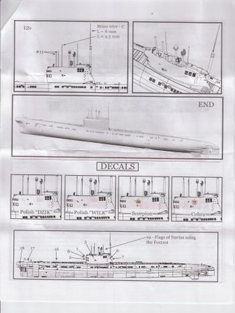 Admiralty Model Works - Project 641 Foxtrot Submarine