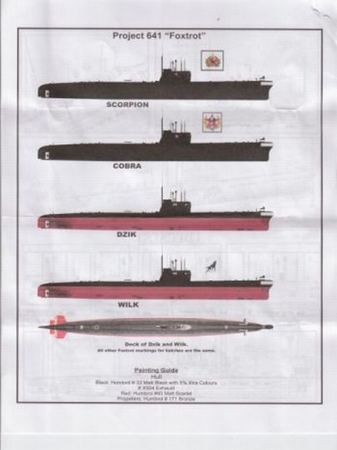 Admiralty Model Works - Project 641 Foxtrot Submarine