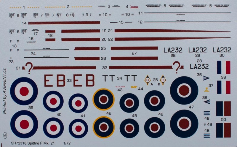 Special Hobby - Supermarine Spitfire F Mk.21 Contraprop