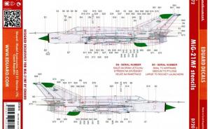 MiG-21MF stencils