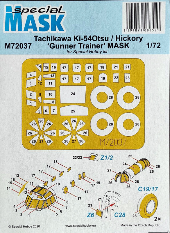Special Mask - Ki-54 Otsu/Hickory 