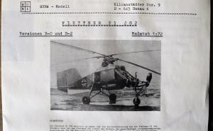 Kit-Ecke: Flettner Fl 282 „Kolibri“ B-0 und B-2