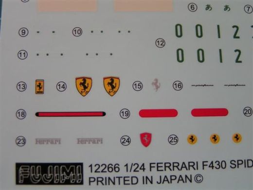 Fujimi - Ferrari F430 Spider