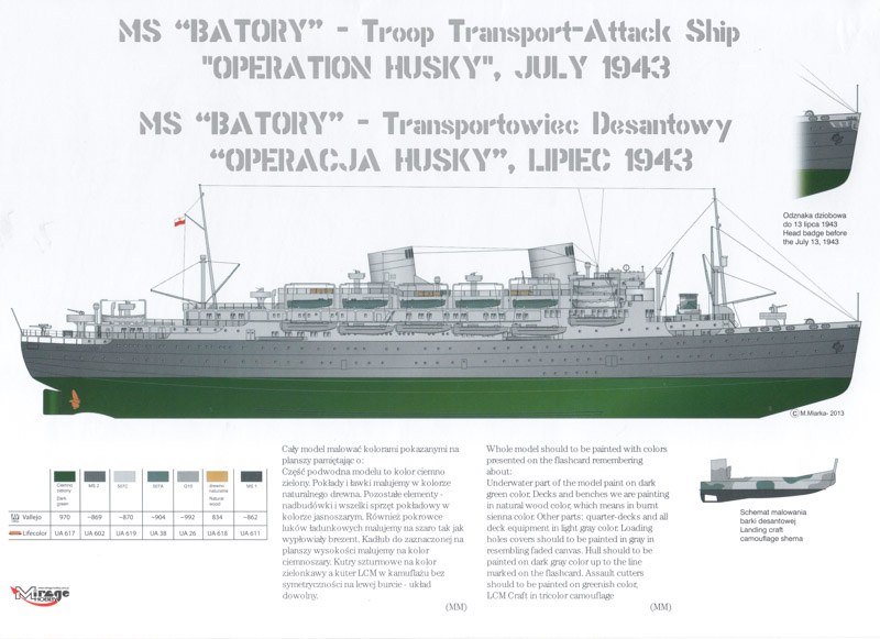 Mirage Hobby - M/S Batory Truppentransporter