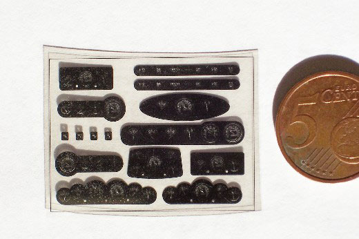 Model Car Garage - Street Rod Gauge Panel