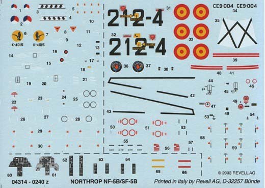 Revell - Northrop F-5B