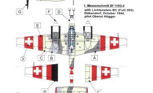 Bausatz: BF 110G over Switzerland