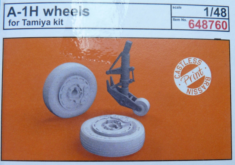Eduard Brassin - A-1H wheels for Tamiya kit Brassin