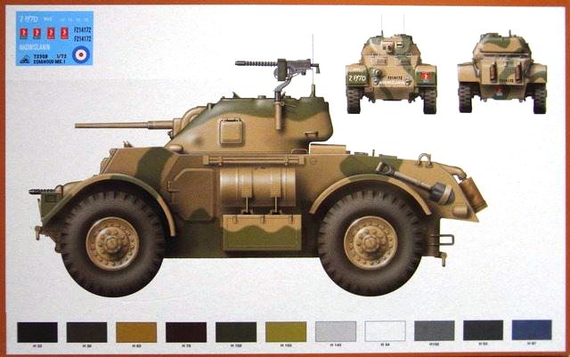 1/72 RPM panzer STAGHOUND Mk I ARMOURED CAR BRITISH & ITALIAN MKGS 