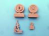 A-1H wheels for Tamiya kit Brassin