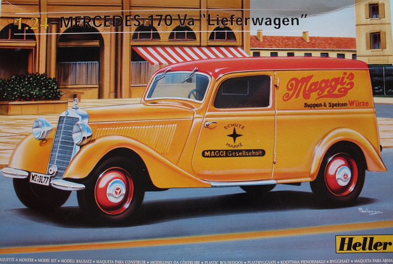 Heller - Mercedes 170 Va Lieferwagen