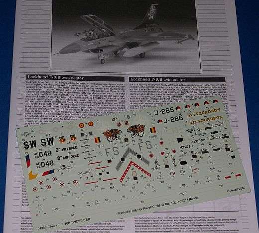 Revell - Lockheed F-16 B Twinseater