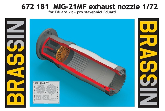 Eduard Brassin - MiG-21MF exhaust nozzle