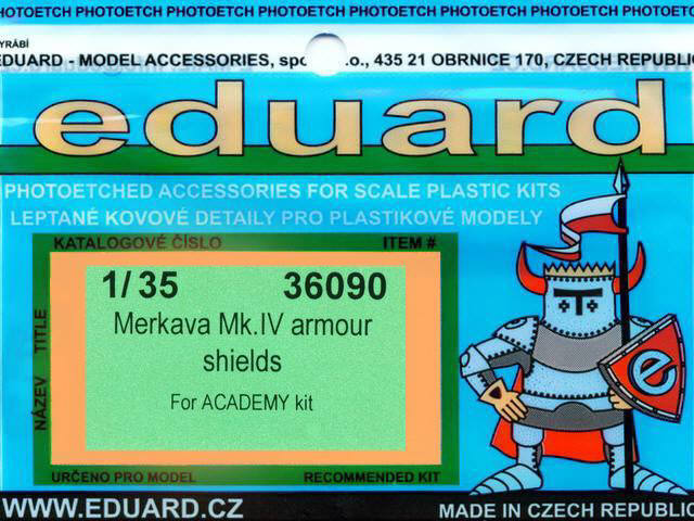 Eduard Ätzteile - Merkava Mk.IV armour shields